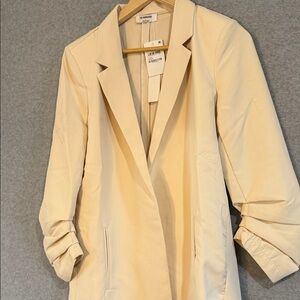 Workshop Republic Clothing Cream Blazer